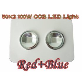 100W LED integrated plant grow lights COB light 2X50W