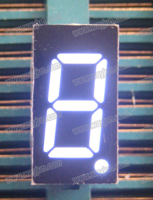 0.36 Inch 7 Segment Single Digit White LED Display