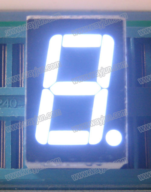 0.56 Inch 7 Segment Single Digit White LED Display