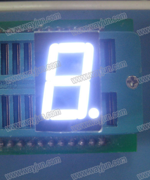 0.56 Inch 7 Segment Single Digit White LED Display