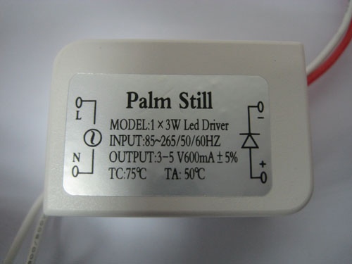 3W LED External constant current driver(AC85-265V)