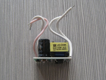 1*3W LED constant current driver E27/GU10 (AC100-240V)