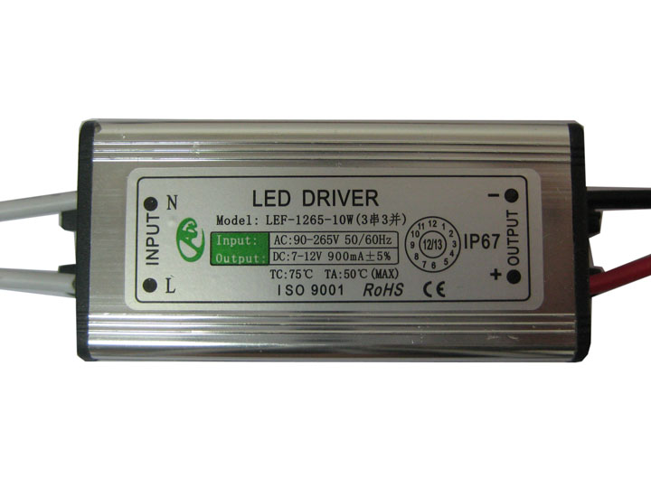 10W High power LED External power supply (AC90-265V) 10W High power LED External power supply (AC90-265V)