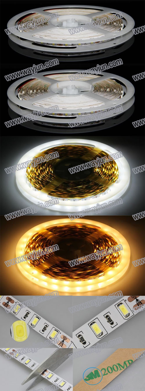 5630 SMD led flexible light strip,non-waterproof,5m,300 led