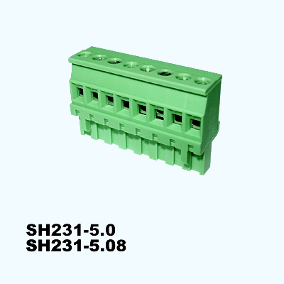 SH231-5.0,SH231-5.08,Pluggable Terminal Blocks