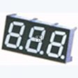 7 Segment Three Digit White LED Display 0.36 Inch Anode