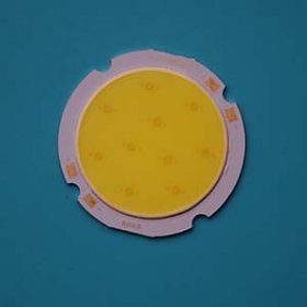 7W Round COB High power LED, 44mm