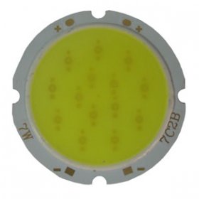 7W Round COB High power LED
