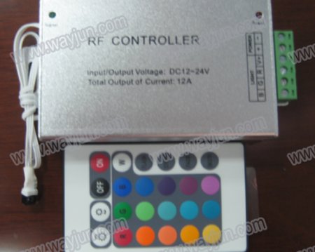 24 Keys IR Remote RGB LED Strip Controller(Aluminum Case)
