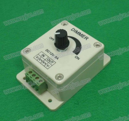 LED Dimmer 12V 8A Adjustable Brightness Controller