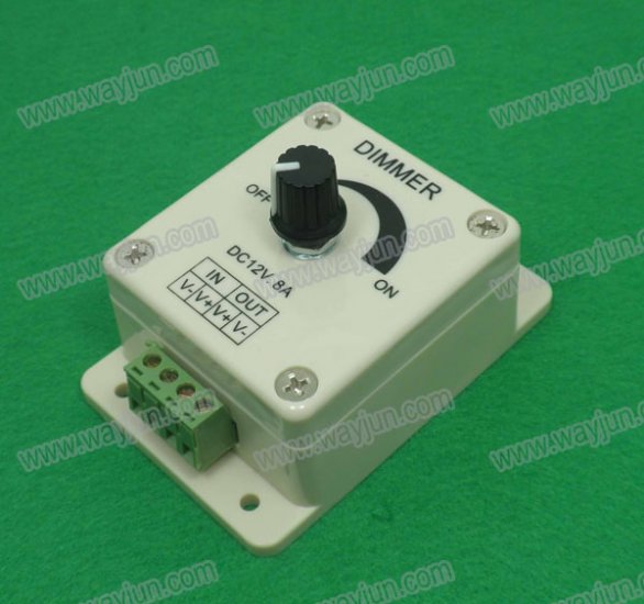 LED Dimmer 12V 8A Adjustable Brightness Controller