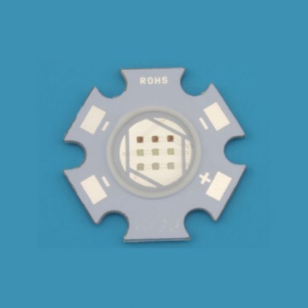 10W Full Color RGB High Power LED, Round