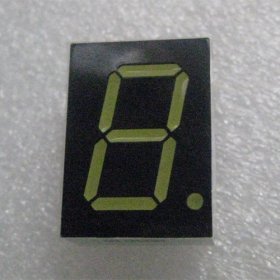 7 Segment Single Digit White LED Display 0.8 Inch Anode