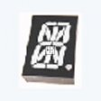 Alpha Numeric Single Digit White LED Display 0.39 Inch Cathode