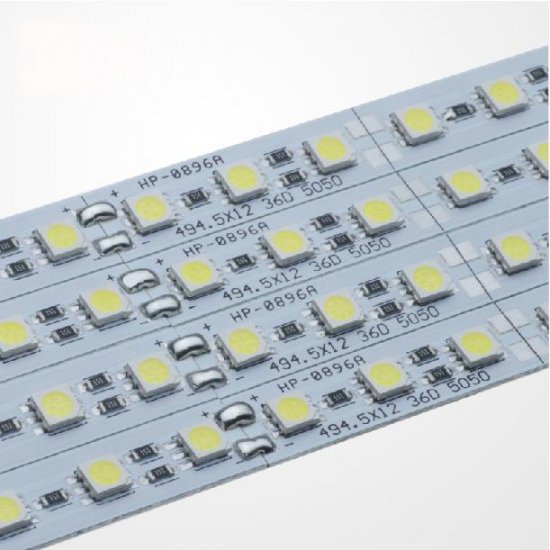 5050 SMD led Rigid Strip Light,non-waterproof,1m,72 leds