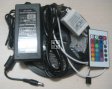 RGB 60 LED/m Strip & IR Remote Controller & AC adaptor