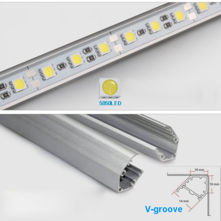 High Bright lights 5050 rigid led strip ,72leds/m