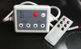 6 Keys IR Remote RGB LED Strip Controller