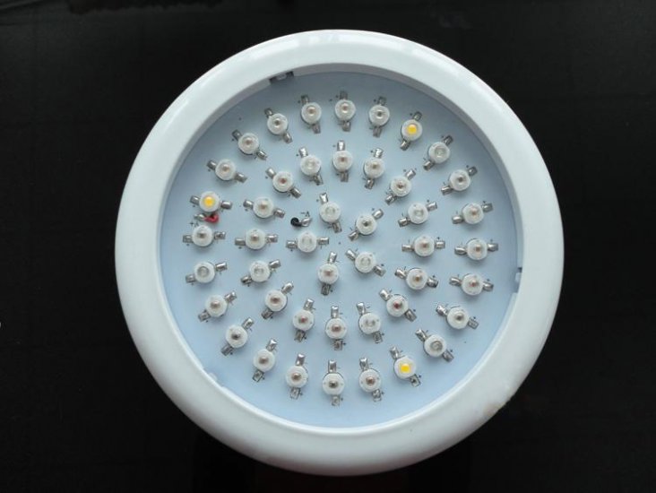 135W LED Grow Light IR Hydroponic System Plant UFO 45*3W