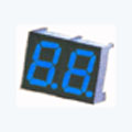 7 Segment Double Digit blue LED Display 0.36 Inch Anode