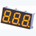 7 Segment Three Digit Yellow LED Display 0.36 Inch Anode