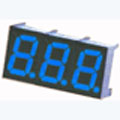 7 Segment Three Digit blue LED Display 0.36 Inch Anode