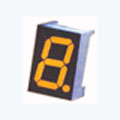 7 Segment Single Digit Amber LED Display 0.36 Inch Anode