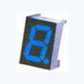 7 Segment Single Digit Blue LED Display 0.8 Inch Cathode