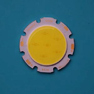 7W Round COB High power LED, 28mm