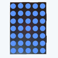 17.78mm (0.7 Inch) Super Blue 5x7 Dot Matrix LED Display