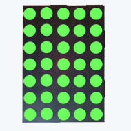 17.78mm (0.7 Inch) Super Green 5x7 Dot Matrix LED Display